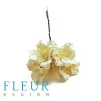 Цветы Лилии кремовые, размер цветка 3,75 см, 5 шт / упаковка FD3031147
