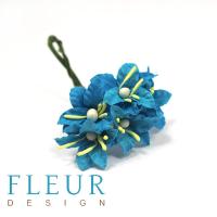 Мини- Лилии бирюзовый , размер цветка 2,5 см, 5 шт/упаковка FD3113266