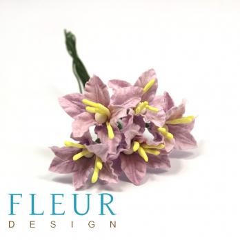 Мини-Лилии сиреневые , размер цветка 2,5 см, 5 шт/упаковка FD3113187
