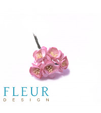 Цветочки вишни Шебби-розовые, размер цветка 2,5 см, 5 шт/упаковка FD3083520