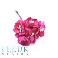 Цветочки вишни Пурпурные, размер цветка 2,5 см, 5 шт/упаковка FD3083118 
