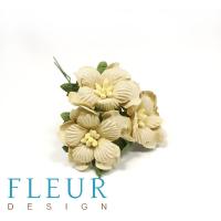 Цветы Пионы кремовые, размер цветка 3,5 см, 3 шт/упаковка FD3143147 