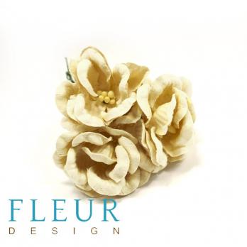 Цветы Магнолии кремовые, размер цветка 4 см, 3 шт/упаковка FD3133147 