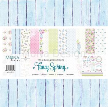 MD3513 Набор бумаги 30.5*30.5 см 12 двусторонних листов «Fancy Spring»