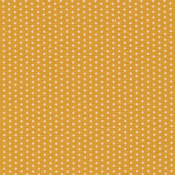БС-17 Ткань кр.горох ярко-желтый 50х55 см 100%хлопок PEPPY БАБУШКИН СУНДУЧОК 