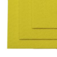 Фетр листовой жесткий IDEAL 1мм 20х30см 1 лист FLT-H1-633 лимон