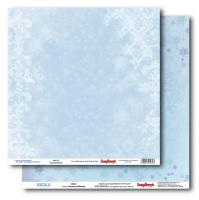SCB220602004 Лист бумаги 30*30 см Снег Зима