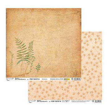 PSR 160107-6 Лист бумаги 30*30 см Ботаника