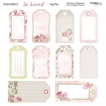 SM5100013 Tag-Pad So Loved Лист для вырезания 20х20см, 1 л 