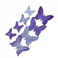 Набор бабочек, 8 шт Оттенки синего SCB300702