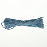 Шнур бумажный крученый, серо-голубой, 5м
