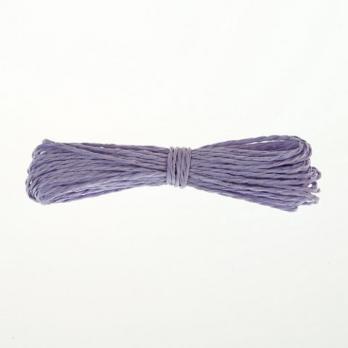 Шнур бумажный крученый, светло-фиолетовый, 5м