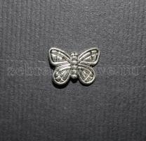 Металлическая подвеска   "Бабочка", античное серебро, 18 х 15 мм     МП139