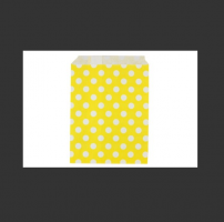 Бумажные пакеты для выпечки Горох желтые, 10 шт  DA040215