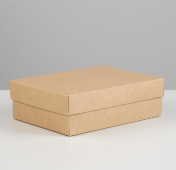 Коробка картонная  крафт 16,5 х 12,5 х 5,2 см