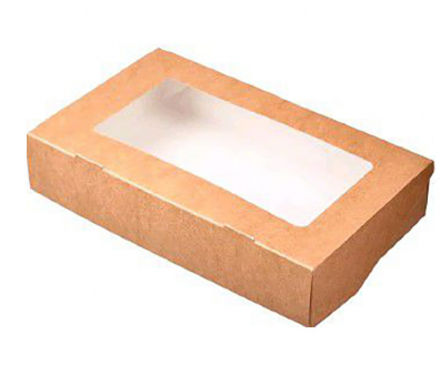Упаковка Коробка с окном  ECO TABOX 1000 20 Х 12 Х 4 СМ
