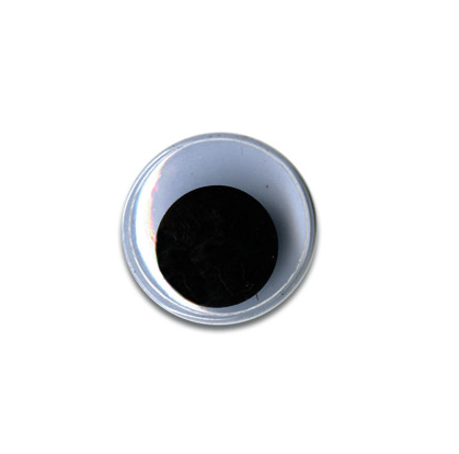 "HobbyBe" MER-10 Глаза круглые с бегающими зрачками d 10 мм черно-белые 1 шт