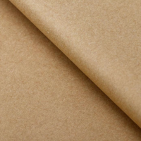 Бумага упаковочная тишью, БЕЖЕВЫЙ (КРАФТ), 50 х 66 см упаковка 10 листов