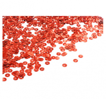 Пайетки плоские россыпью Ideal TBY-FLK022.03 6мм цв.03 красный уп.5г