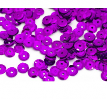Пайетки плоские россыпью Ideal TBY-FLK032 8мм цв.12 фиолетовый  уп.5г