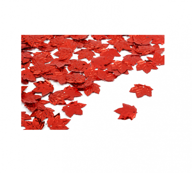 Пайетки плоские россыпью Ideal TBY-FLK639 22х22мм цв.003 красный уп.5г