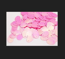 Пайетки плоские россыпью Ideal TBY-FLK664 9х13мм цв.029 розовый уп.5г